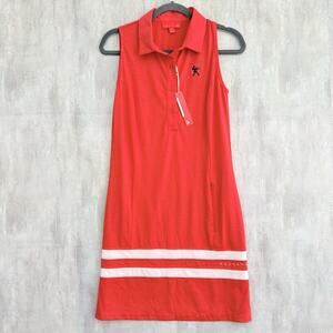 Redvanly Golf Polo Dress Women’s Medium Tennis Pickleball Comfort Pockets Collar